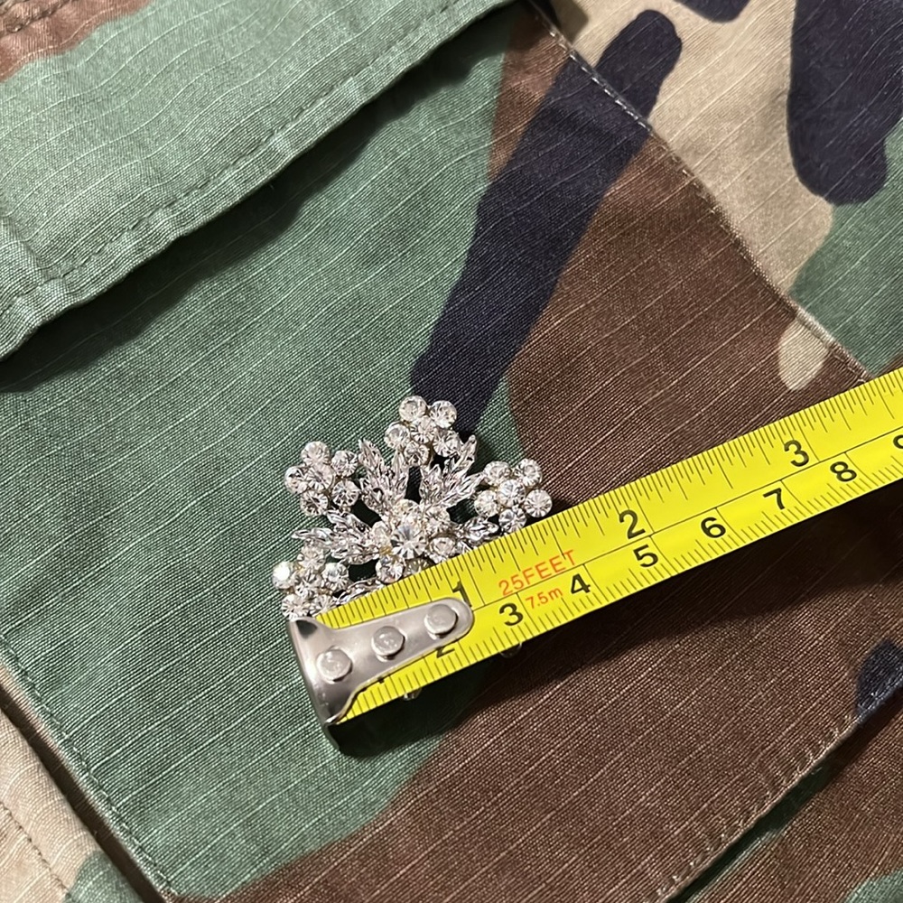 🎁Floral Rhinestone Brooch - Picture 5 of 5